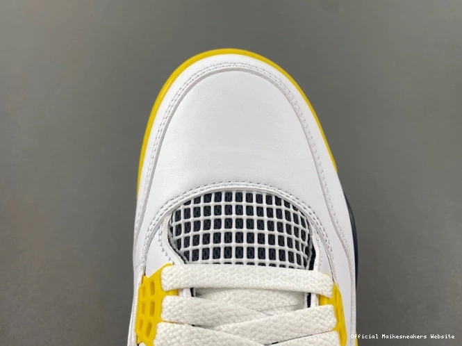 Official Maikesneakers 4 Jordan Vivid Sulfur Air AQ9129-101 WNNS 0817